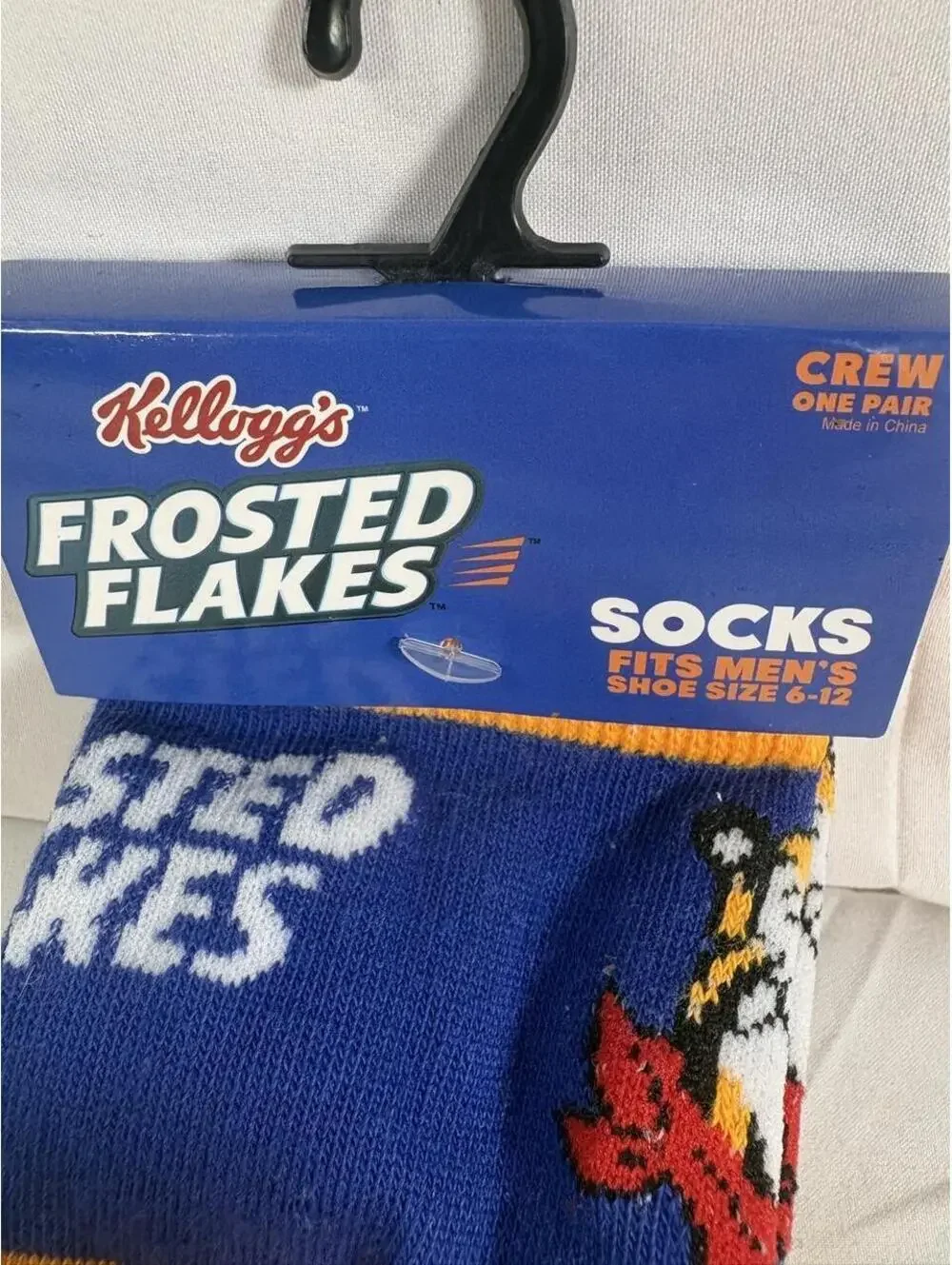 Men's Multi and Yellow Sock